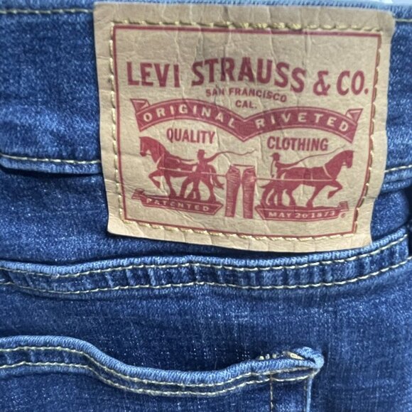 Levis Jeans 32 Boyfriend Stretch Casual Modern Denim Pants Womens Mid-Rise Crop - Picture 3 of 5